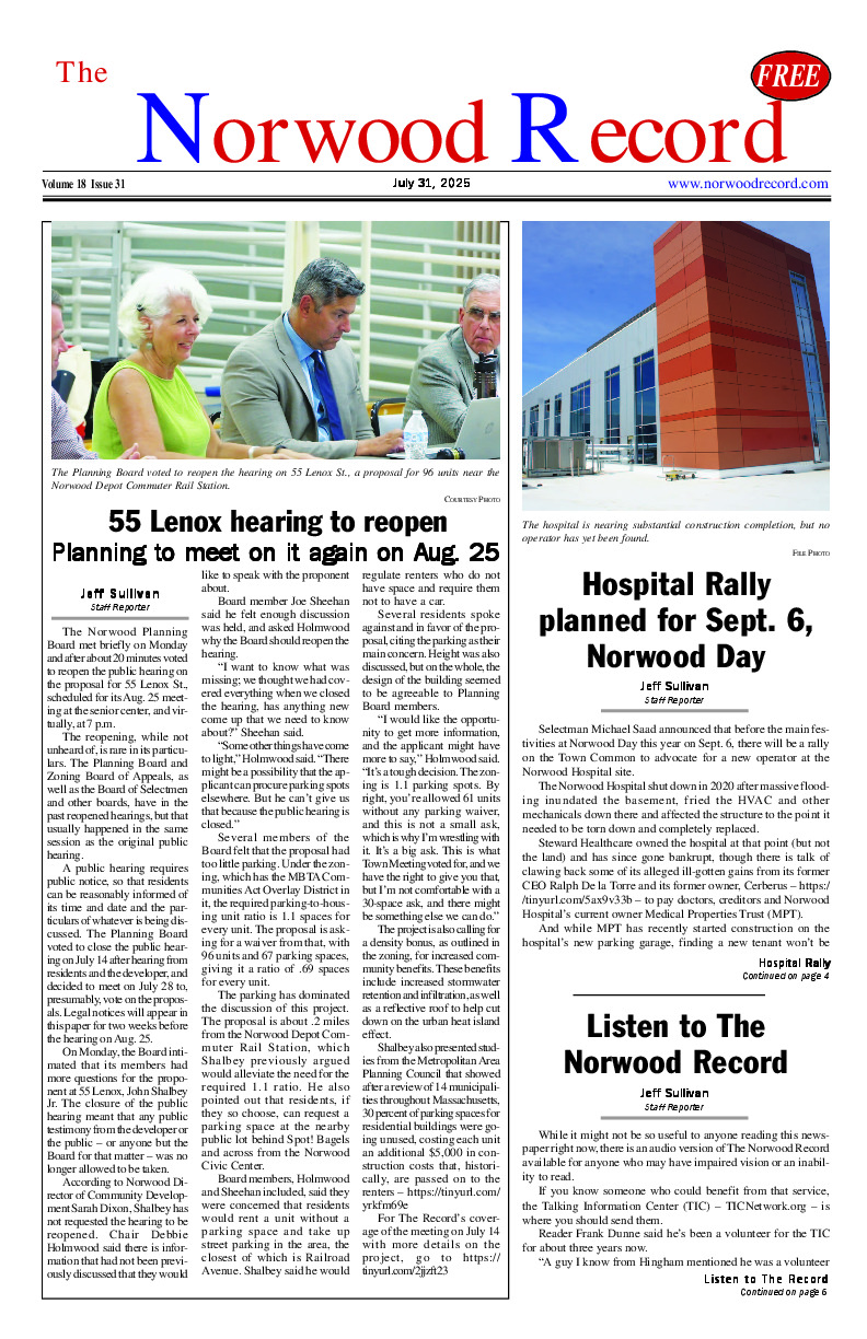 Thumbnail for July 31, 2025